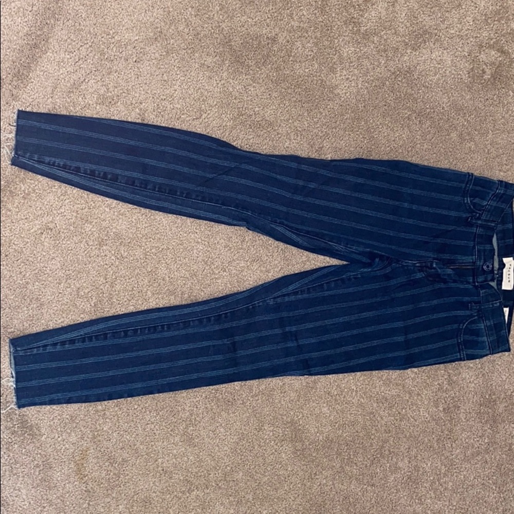 Stripped jeggings